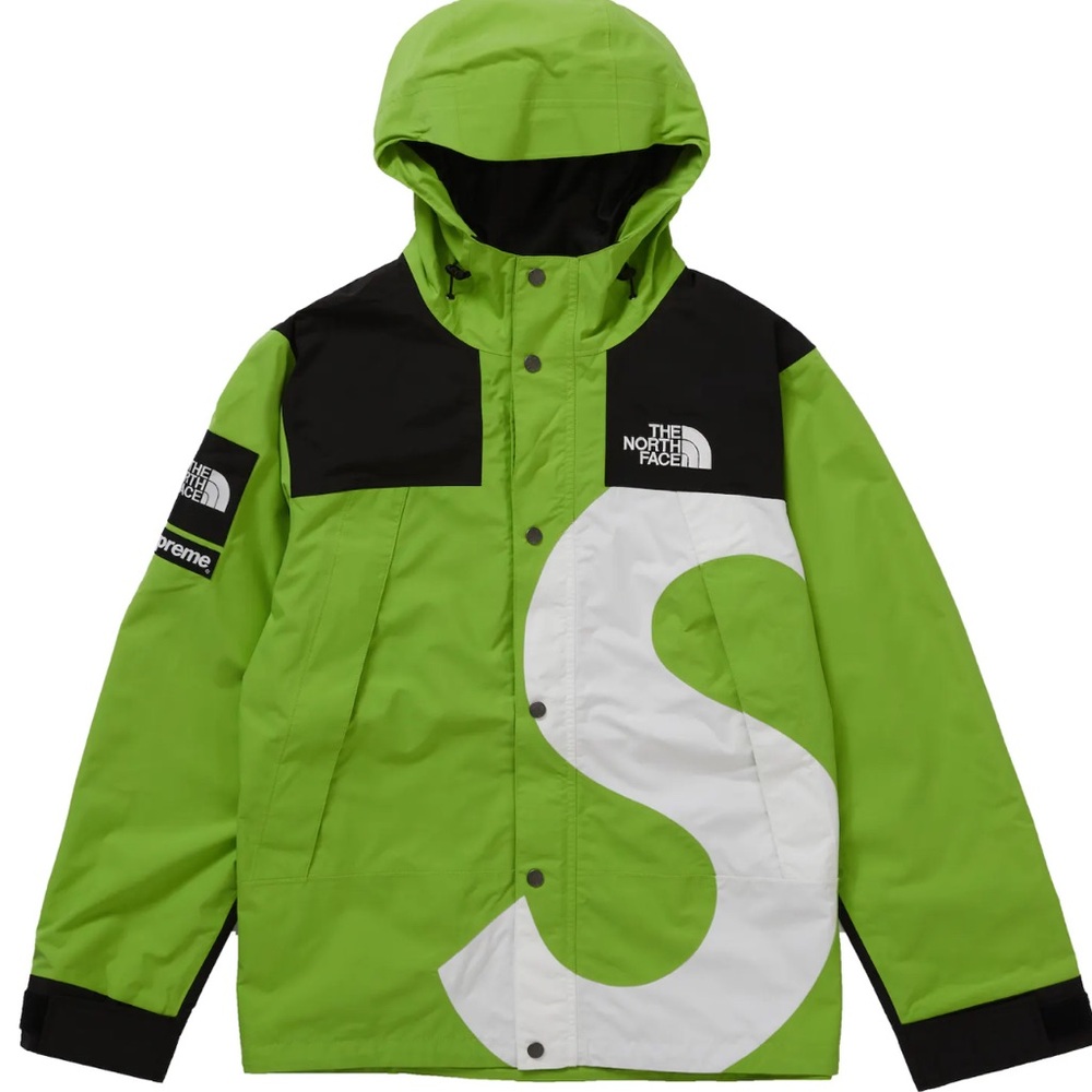 Supreme The North Face Logo Mountain Jacket Lime Green Men’s Small